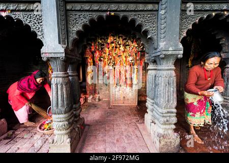 Le temple de Kalika Mandir Banque D'Images