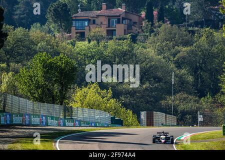 Imola, Italie 16/04/2021, 22 MALONEY Zane, R-ace GP, action lors du 1er tour du Championnat régional d'Europe de Formule 2021 par Alpine du 16 au 18 avril 2021 sur l'Autodromo Internazionale Enzo e Dino Ferrari, à Imola, Italie - photo Florent Gooden / DPPI Banque D'Images