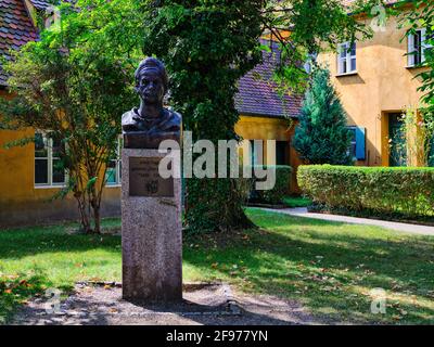 Dans le Fuggerei d'Augsbourg Banque D'Images