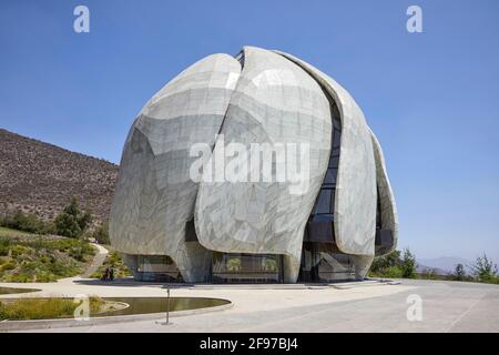 Templo Bahai de Sudamerica (Maison de culte de Bahai) À Santiago du Chili Banque D'Images