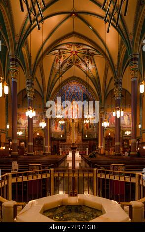 Cathédrale de la Madeleine, église catholique romaine à Salt Lake City, Utah, États-Unis Banque D'Images