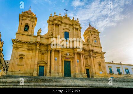 Basilique Minore di San Nicolò à Noto, Sicile, Italie Banque D'Images