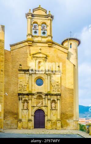 Vue sur le museo de navarra à Pampelune, Espagne Banque D'Images