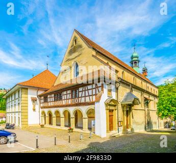 Eglise allemande réformée à Murten, Suisse Banque D'Images