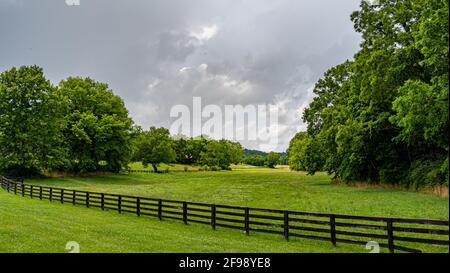 Ferme à la fourche de Leipers dans le Tennessee - LEIPERS FORK, TENNESSEE - Banque D'Images