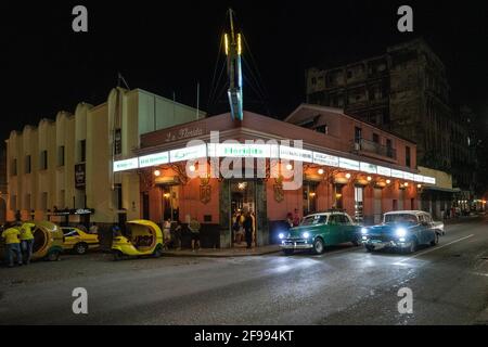 Floridita Bar dans le Centro District, province de la Havane, Cuba Banque D'Images