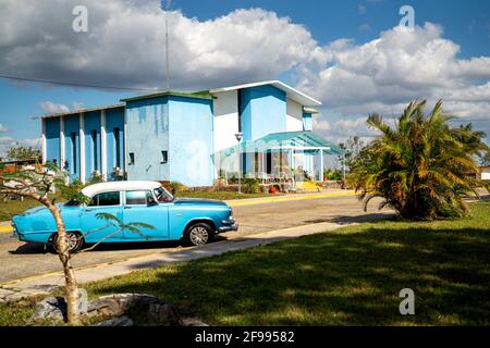 Hôtel d'appartements d'état dans le parc national de Topes de Collantes, province de Sancti Spiritus, Cuba Banque D'Images