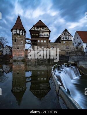 Zollernschloß Balingen, palais de la ville, palais résidentiel, château de la ville médiévale tardive, comte de Zollern-Schalksburg, Alb souabe, Zollernalbkreis, Bade-Wurtemberg, Allemagne, Europe Banque D'Images