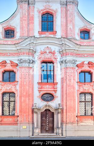 Asamkirche, église Sainte-Marie-de-Victoria, baroque, façade de maison, ancienne, historique, Architecture, Ingolstadt, Bavière, Allemagne, Europe Banque D'Images