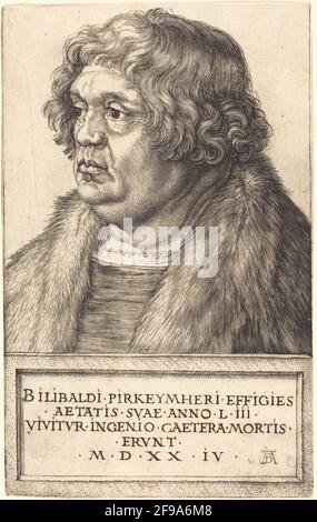 Willibald Pirckheimer, 1524. Banque D'Images