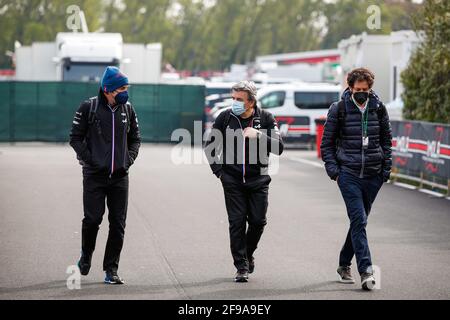 Imola, Italie. 17 avril 2021. Imola, Italie, 17/04/2021, ALONSO Fernando (spa), Alpine F1 A521, Portrait pendant la Formule 1 Pirelli Gran Premio Del Made in Italy E Dell Emilia Romagna 2021 du 16 au 18 avril 2021 sur l'Autodromo Internazionale Enzo e Dino Ferrari, à Imola, Italie - photo Florent Gooden / DPPI Banque D'Images