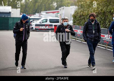 Imola, Italie. 17 avril 2021. Imola, Italie, 17/04/2021, ALONSO Fernando (spa), Alpine F1 A521, Portrait pendant la Formule 1 Pirelli Gran Premio Del Made in Italy E Dell Emilia Romagna 2021 du 16 au 18 avril 2021 sur l'Autodromo Internazionale Enzo e Dino Ferrari, à Imola, Italie - photo Florent Gooden / DPPI Banque D'Images