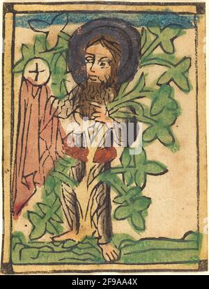 Saint Onuphrius, 1450/1470. Banque D'Images