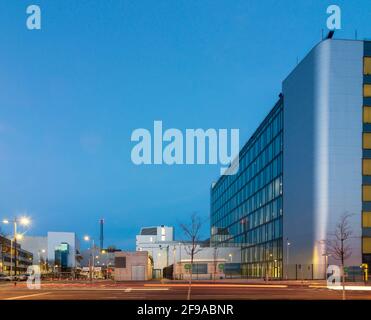 Vienne, Boehringer Ingelheim, société pharmaceutique, nouvelle usine de production Biotech à Wien Hetzendorf, route en 12. Meidling, Vienne, Autriche Banque D'Images