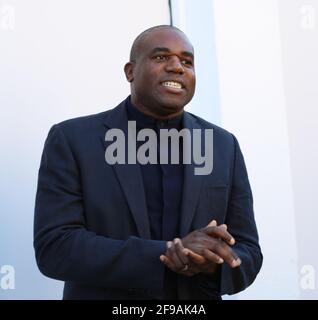 David Lindon Lammy PC FRSA est un homme politique du Parti travailliste britannique qui a été député de Tottenham depuis 2000, et a été Secrétaire d'État fantôme pour la Justice et Chancelier de Shadow Lord dans le Cabinet fantôme de Keir Starmer depuis 2020. Banque D'Images