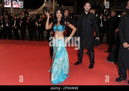 Cannes, France. 15 mai 2011 Premier film Bollywood: The Greatest Love Story jamais raconté pendant le 64ème Festival de Cannes Banque D'Images