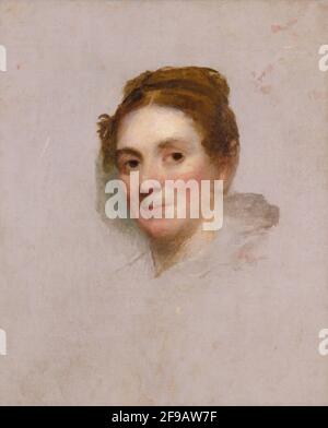 Portrait d'une Dame, env. 1820-1825. Banque D'Images