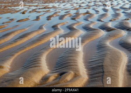 La plage de la ville de Pescara, Abruzzes, Italie Banque D'Images