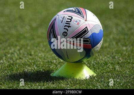 EFL Sky Bet Championship Mitre Delta max Match ball à Swansea, Royaume-Uni le 4/17/2021. (Photo de Mike Jones/News Images/Sipa USA) Banque D'Images