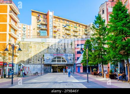 BILBAO, ESPAGNE, OCTOBRE 29,2014 : vue sur la station du funiculaire d'Artxanda à Bilbao, Espagne Banque D'Images