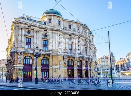 BILBAO, ESPAGNE, OCTOBRE 29,2014: Théâtre Arriaga dans la ville espagnole de Bilbao Banque D'Images