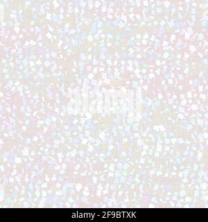 Fond de texture confetti pastel pâle. Motif sans couture blanc texturé doux délavé. Des saupoudrés d'espace délicat pour un effet de flou Banque D'Images