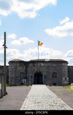Belgique, Puurs, 16 avril 2021. Fort Breendonk était un camp de concentration pendant la Seconde Guerre mondiale Banque D'Images