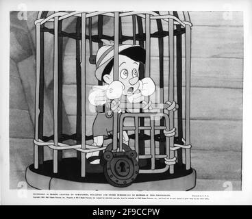 Norman Ferguson T.Hee Wilfred Jackson, directeur du PINOCCHIO 1940 DE WALT DISNEY Jack Kinney Hamilton Luske Bill Roberts et Ben Sharpsteen Carlo Collodi film de dessin animé Walt Disney productions / RKO Images radio Banque D'Images