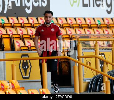 Wolverhampton, Angleterre, le 17 avril 2021. Kean Bryan de Sheffield Utd lors du match de la Premier League à Molineux, Wolverhampton. Le crédit photo devrait être : Darren Staples/ Sportimage Banque D'Images