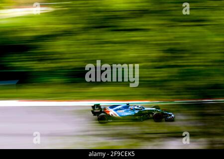 Imola, Italie. 17 avril 2021. Imola, Italie. 17 avril 2021. ALONSO Fernando (spa), Alpine F1 A521, action pendant la Formule 1 Pirelli Gran Premio Del Made in Italy E Dell emilia Romagna 2021 du 16 au 18 avril 2021 sur l'Autodromo Internazionale Enzo e Dino Ferrari, à Imola, Italie - photo DPPI crédit: DPPI Media/Alay Live News Banque D'Images