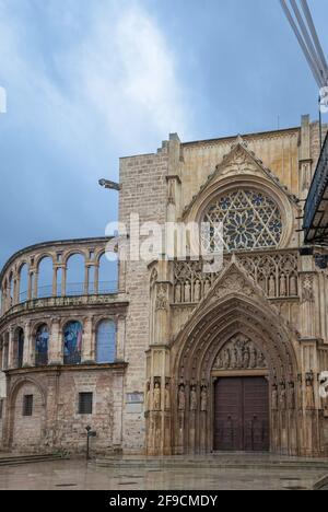 Cathédrale de la ville de Valence. Espagne Banque D'Images