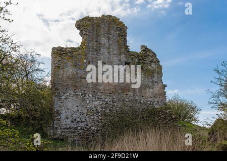 Les ruines antiques des murs sud de la une fois impressionnante structure et des ruines impressionnantes sont situés environ un à moins de deux kilomètres du village Banque D'Images