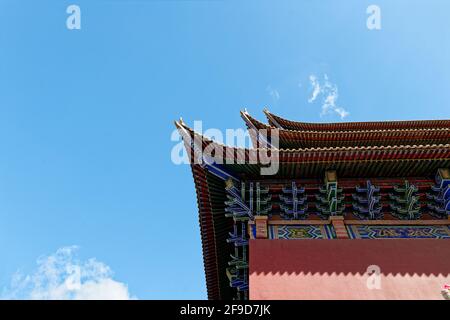 Hohhot ville de temples jour ensoleillé Temple de Guanyin Banque D'Images