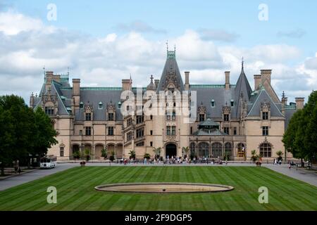 Le Biltmore Estate, un musée historique situé près d'Asheville, en Caroline du Nord Banque D'Images