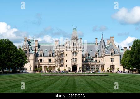 Le Biltmore Estate, un musée historique situé près d'Asheville, en Caroline du Nord Banque D'Images