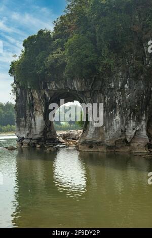 Elephant Trunk Hill, Guilin, Guangxi, Chine Banque D'Images