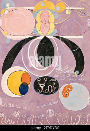 Hilma af Klint art - les dix plus grands - No 6. Banque D'Images