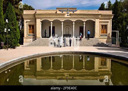 Ateshkadeh, Temple du feu zoroastrien, Yazd Atash Behram, Yazd, Iran. Banque D'Images