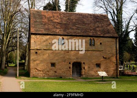 La grange de l'abbaye, Abbey Fields, Kenilworth, Warwickshire, Angleterre, ROYAUME-UNI Banque D'Images