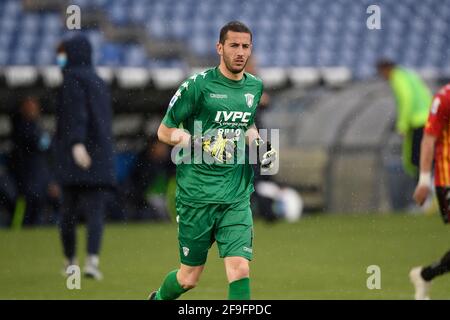 Lorenzo Montipo de Benevento Roma, Italie, 18 avril 2021 au Lazio vs Benevento Serie A League Credit:Roberto Ramaccia/Alay Live News Banque D'Images