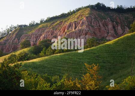 Red Ravine (Rapa Rosie) à Sunset Landscape Photography Banque D'Images