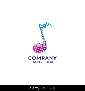 Note musicale colorée en demi-ton. Bleu violet rose magenta dégradé de couleur. Modèle de logo multicolore isolé sur fond blanc. Vecteur Illustration de Vecteur