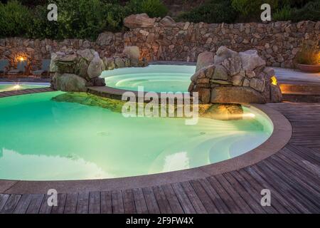 SPA du Capo d’Orso Hotel Thalasso et SPA près de Palau. Sardaigne. Italie Banque D'Images