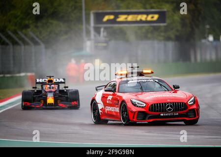 voiture de sécurité, pendant la Formule 1 Pirelli Gran Premio Del fabriqué en Italie E Dell emilia Romagna 2021 du 16 au 18 avril 2021 sur l'Autodromo Internazionale Enzo e Dino Ferrari, à Imola, Italie - photo Antonin Vincent / DPPI / LiveMedia Banque D'Images