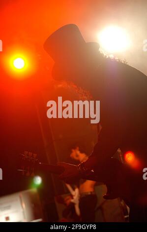 Slash of Camp Freddy se produit au lancement de la nouvelle PLAYSTATION 3, Best Buy West Hollywood, Los Angeles, CA, 16 novembre 2006. Banque D'Images