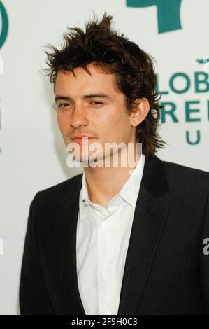 Actor Orlando Bloom assiste aux arrivées de la Global Green USA Pre-Oscar Celebration pour le réchauffement de la planète à l'Avalon le 21 février 2007 à Hollywood, Californie. Banque D'Images