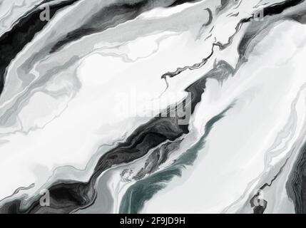 Super duper magnifique peinture abstraite. Arrière-plan technique de peinture liquide. Peinture à effet de marbre. Fond d'écran, affiches, cartes Banque D'Images