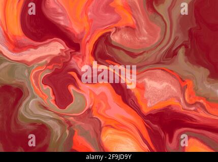 Super duper magnifique peinture abstraite. Arrière-plan technique de peinture liquide. Peinture à effet de marbre. Fond d'écran, affiches, cartes Banque D'Images