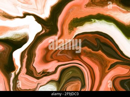 Super duper magnifique peinture abstraite. Arrière-plan technique de peinture liquide. Peinture à effet de marbre. Fond d'écran, affiches, cartes Banque D'Images
