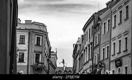 Une promenade dans les nuages Banque D'Images